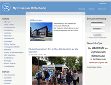 Tablet Screenshot of gymnasium-ritterhude.info